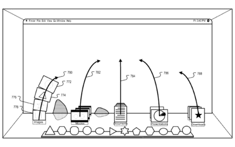 Perspectiva Apple asupra unei interfete 3D