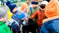 Lecție de bunătate la vârste mici. Copii de grădiniță, în vizită la Adăpostul Speranța / Micuții au donat mâncare câinilor abandonați: „Au petrecut timp cu puiuții și cu câinii noștri paraplegici, fără rețineri legate de munca murdară” (FOTO)