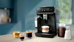 Reducere la Auchan pentru un espressor automat Philips cu sistem de spumare. Preț cu 300 de lei sub cel de la eMAG