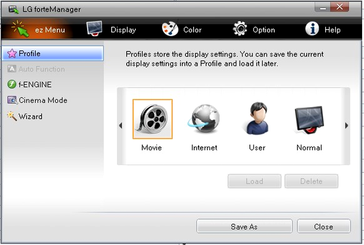 LG Forte Manager