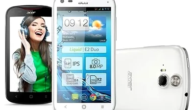 Acer anunţă Liquid E2, un telefon Android mid-range cu procesor quad-core şi ecran IPS