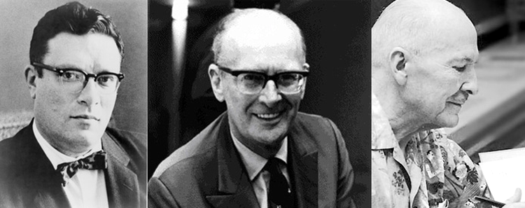 Asimov, Clarke, Heinlein