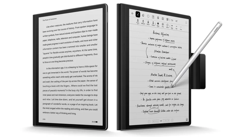 Huawei lansează MatePad Paper, o tabletă e-ink cu autonomie de o lună, și un PC all-in-one
