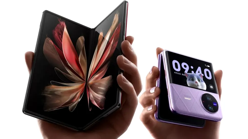 Vivo X Flip este primul telefon „clamshell” al companiei. Modelul X Fold 2, primul pliabil cu Snapdragon 8 Gen 2