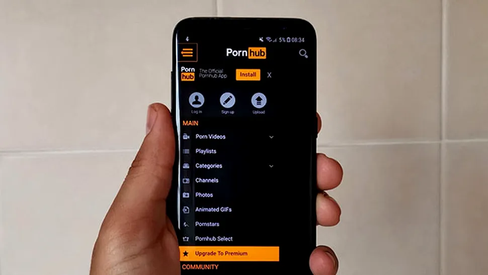 Pornhub a publicat clasamentul celor mai populare versiuni de Android, văzut din perspectiva consumatorilor de conţinut pornografic