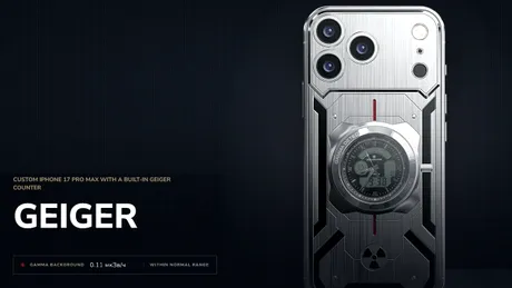 Caviar lansează un iPhone 17 Pro cu detector Geiger, de 13.130 de dolari – VIDEO