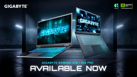 Gaming A16 PRO și A18, noile laptopuri Gigabyte