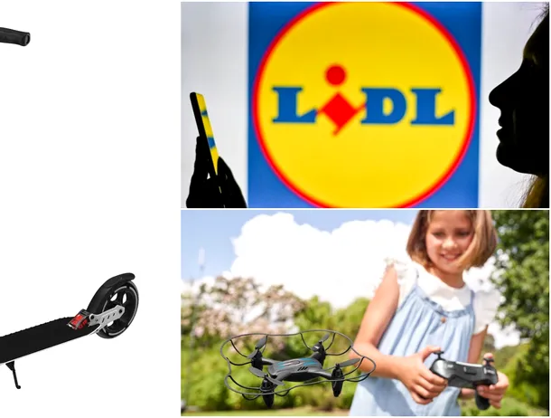 Lidl vinde trotinete și o dronă în această săptămână. Preț și caracteristici