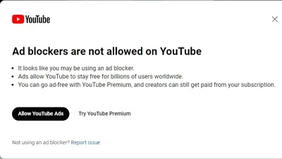 YouTube începe să blocheze accesul la platformă pentru utilizatorii de ad-block