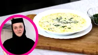 Ciorbă cu brânză. Rețeta secretă a măicuței Vasilisa de la Mănăstirii Moișeni