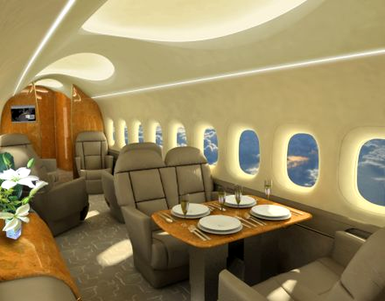 Aerion Supersonic Business Jet - interior