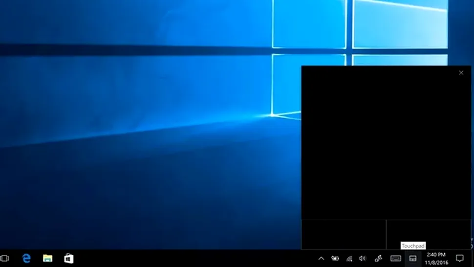 Microsoft adaugă un touchpad virtual în Windows 10, dedicat utilizatorilor de tablete