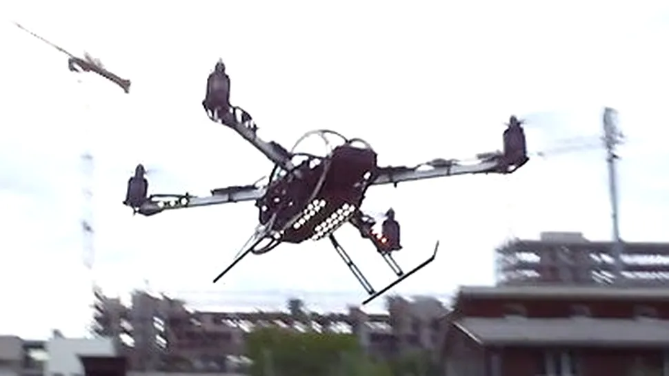 Cercetătorii au creat drona prădătoare, care prinde obiecte zburând cu viteză