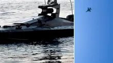 Video – Imagini spectaculoase cu F-16 românesc care lovește drona din Marea Neagră