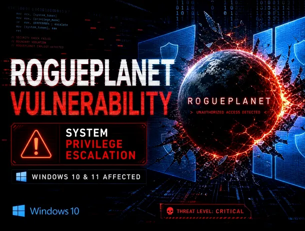 RoguePlanet: Un nou zero-day din Windows 11 oferă atacatorilor acces complet la sistem