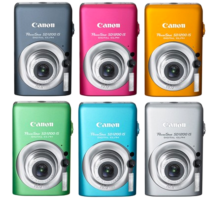 Canon IXUS 95 IS - culorile disponibile