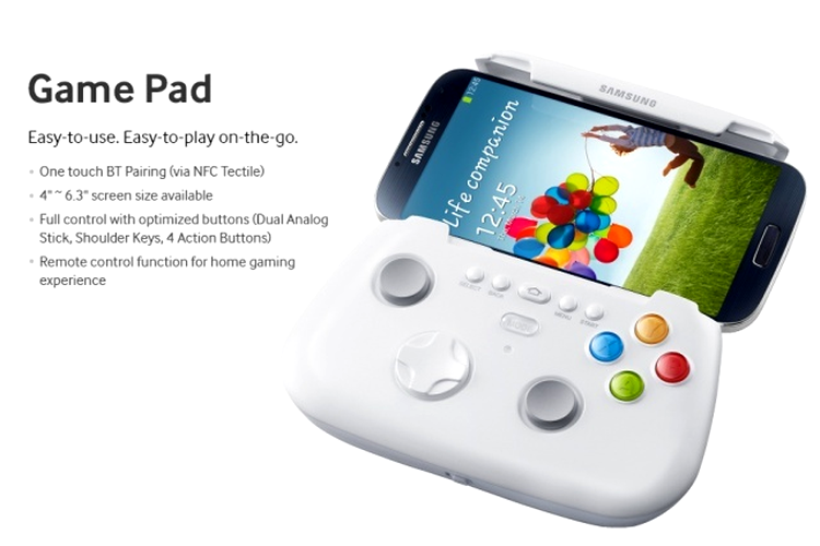 Un accesoriu foarte atrăgător - Game Pad pentru Galaxy S 4