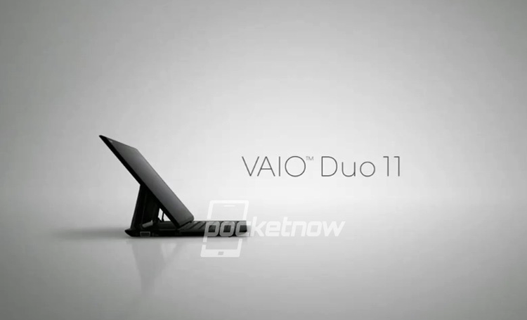 Sony Vaio Duo 11 - tastatura glisează în spatele ecranului