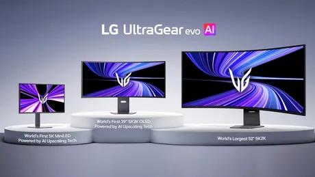 Monitoarele LG UltraGear evo 5K, dezvăluite înainte de CES 2026