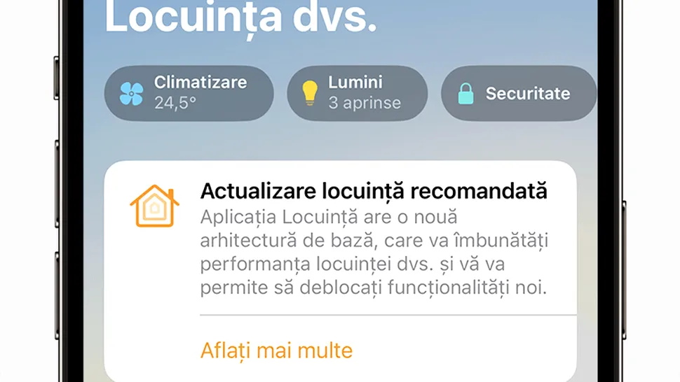 iOS 18.4 forțează upgrade-ul la noua arhitectură HomeKit