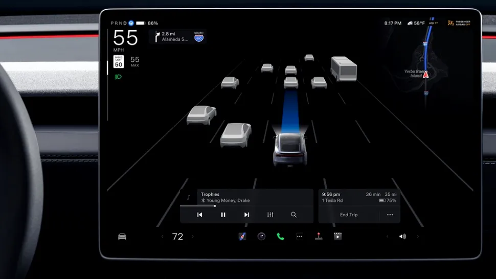 Tesla, criticată de un utilizator de Reddit pentru o rută absurdă de navigație cu 4 viraje suplimentare