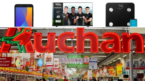 Trei dispozitive smart la reducere, în oferta Auchan. Smartphone Android la doar 259 lei