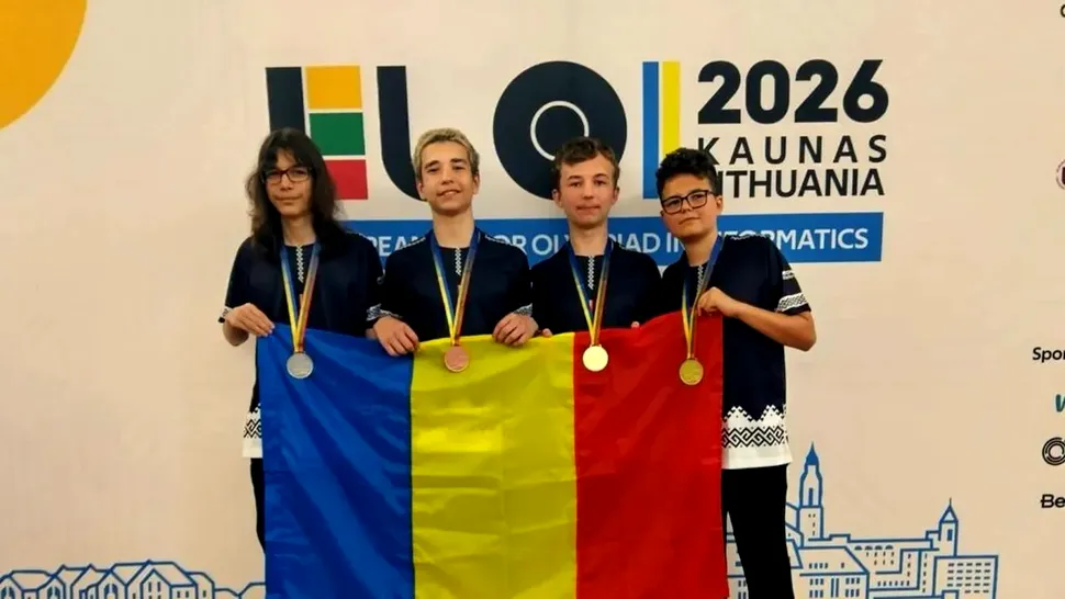 România, primul loc cu patru medalii câștigate la Olimpiada Europeană de Informatică pentru Juniori 2026