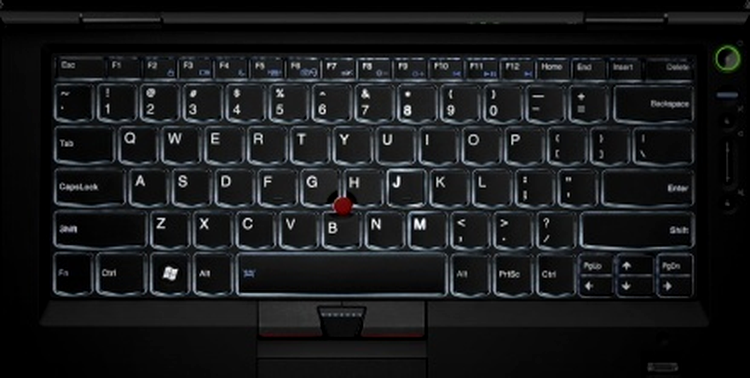 Lenovo X1 - iluminarea tastaturii