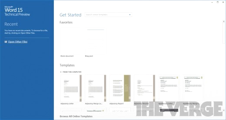 Microsoft Office 15 - noi tipuri de fişiere