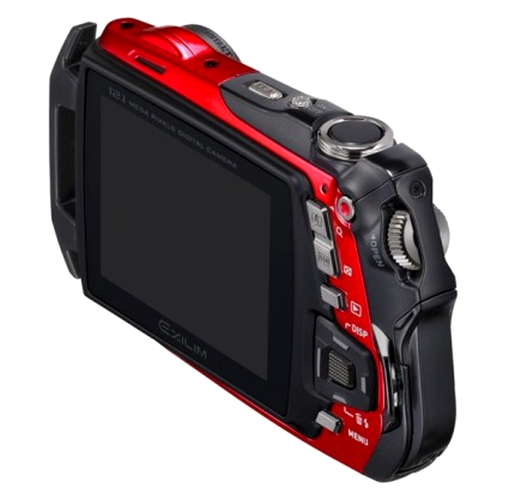 Designul lui Casio Exilim EX-G1 este foarte hi-tech