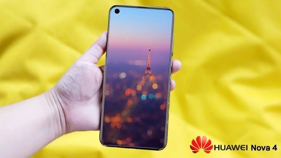 Cum arată Huawei nova 4, primul telefon Huawei cu ecran perforat