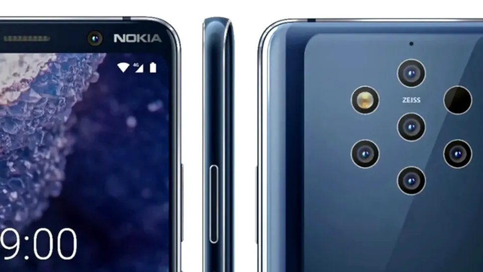 Nokia 9 PureView, primul telefon cu cinci camere foto, apare în imagini clare. Data de lansare este foarte aproape