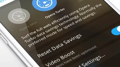 Opera Mini 9 pentru iOS oferă acum şi compresie video cloud pentru fişierele video
