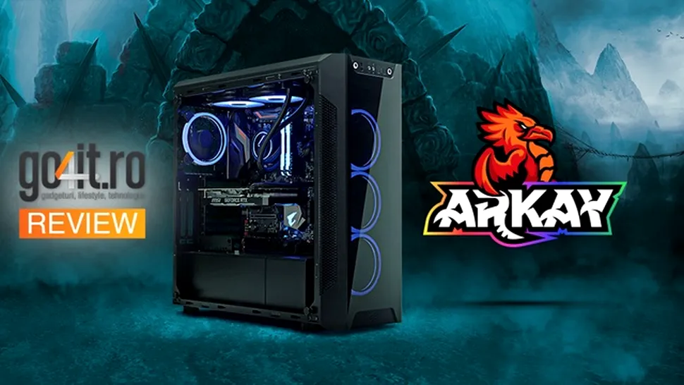 Sistem Arkay review: un PC de gaming bine configurat, cu iluminare RGB şi performanţă foarte bună