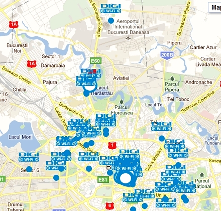 Localizarea hotspot-urilor în Bucureşti