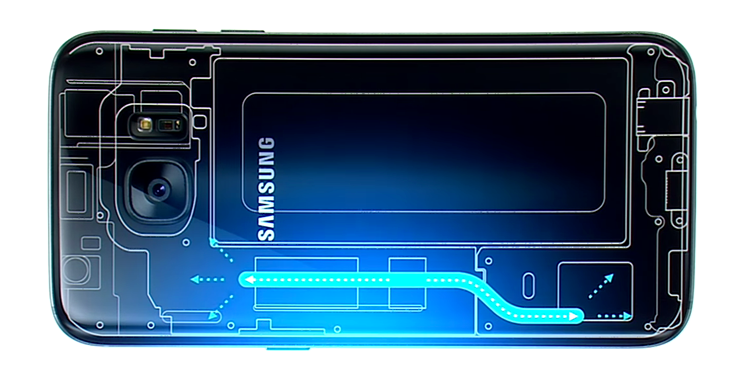Anunţat cu un sistem de răcire sofisticat, pe bază de lichid, Galaxy S7 nu conţine lichid la interior