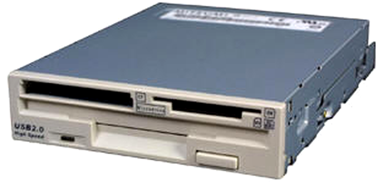 card reader with floppy