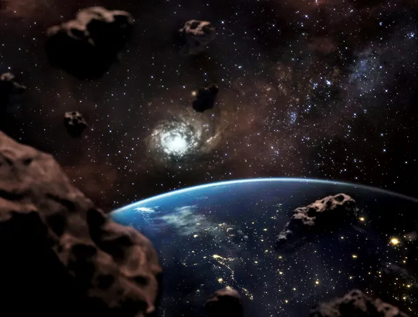 Au fost descoperite urme de viață străveche îngropate sub un crater de asteroid