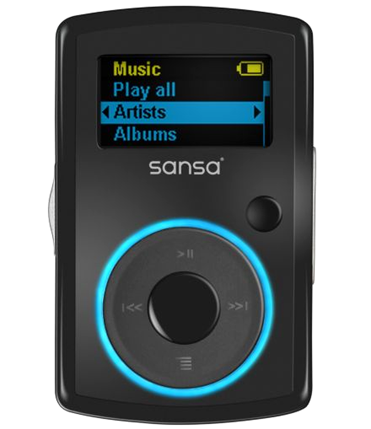 SanDisk Sansa Clip – vedere frontală