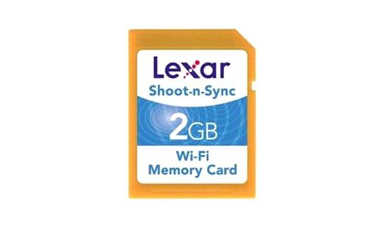 Lexar Shoot-n-Sync WiFi SD card