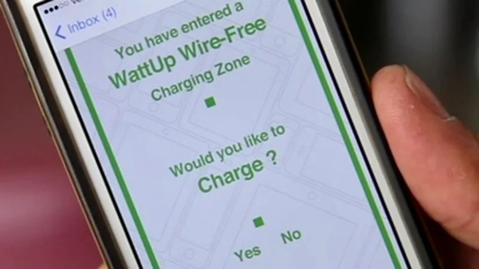 WattUp promite încărcare de la distanţă pe dispozitivele mobile