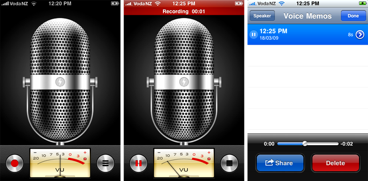 Voice memo