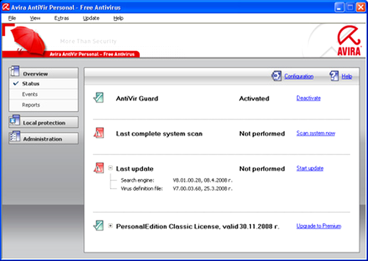 Avira AntiVir Personal