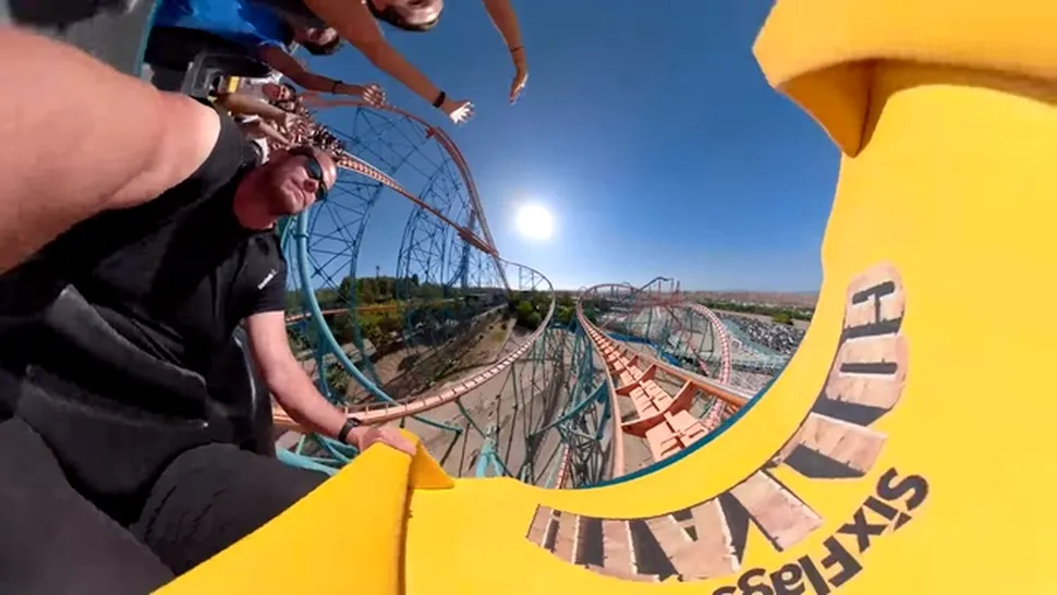 Ce se întâmplă dacă iei o cameră video 360 în cel mai „periculos” rollercoaster din lume