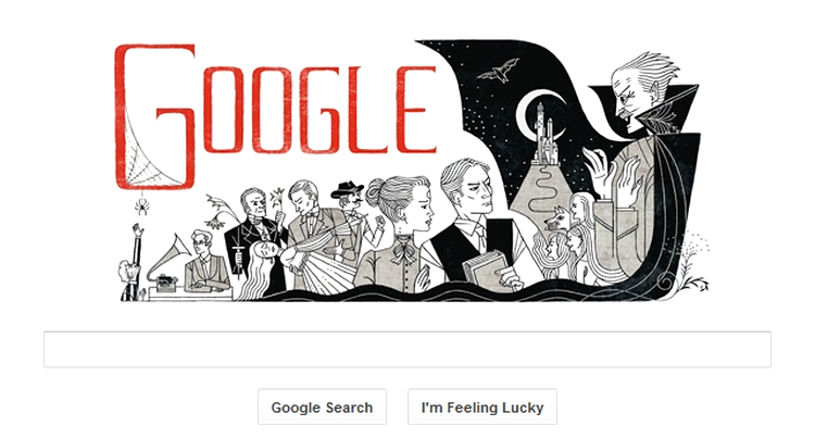 Bram Stoker omagiat de Google