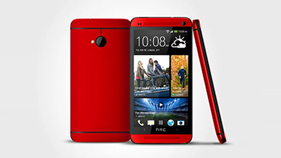 HTC One - oferit şi în variante de culoare roşie şi albastru