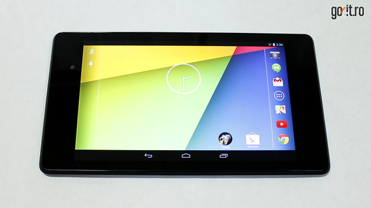 Nexus 7 (2013) - ecranul principal