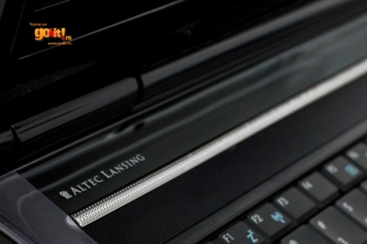 Asus F70 este dotat difuzoare Altec Lansing