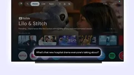 Gemini este disponibil acum în sistemul de operare Google TV
