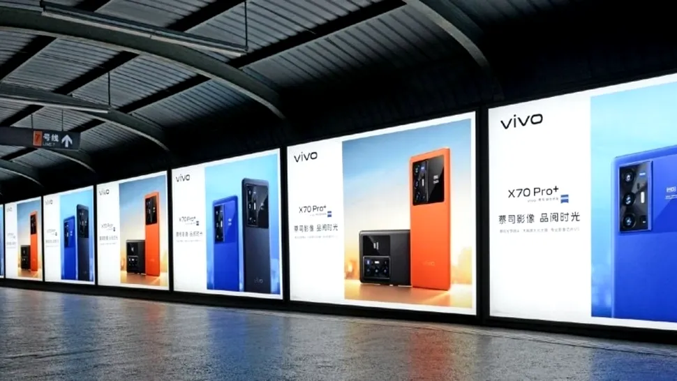 Vivo X70 Pro+ apare deja în reclame în China. Va folosi optică ZEISS și camere performante